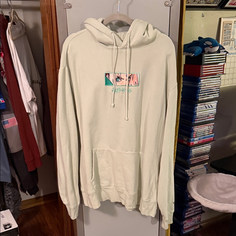 Pale Green Sakura Haruno Hypland Hoodie